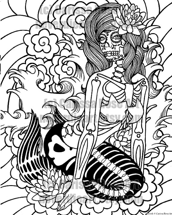 Digital Download Print Your Own Coloring Book Outline Page 570x712 Digital Download Print Your Own Coloring Book Outline Page