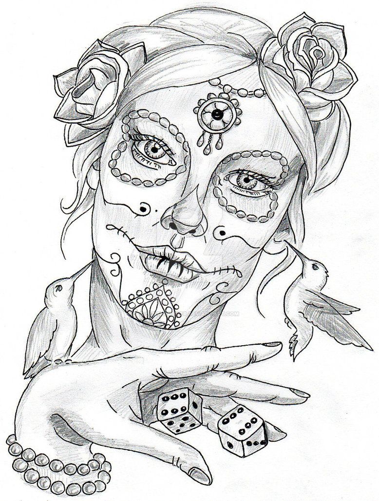 La Catrina By Jentheripper On Sugar Skulls + Day 778x1026 La Catrina By Jentheripper On Sugar Skulls + Day