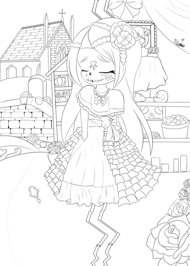 Catrina Coloring Pages at GetColorings.com | Free printable colorings