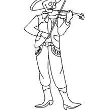 Catrina Skeleton Coloring Pages 220x220 Catrina Skeleton Coloring Pages