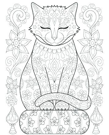 Cat Coloring Pages Fordults Big Cat Coloring Pages Face 357x441 Cat Coloring Pages Fordults Big Cat Coloring Pages Face