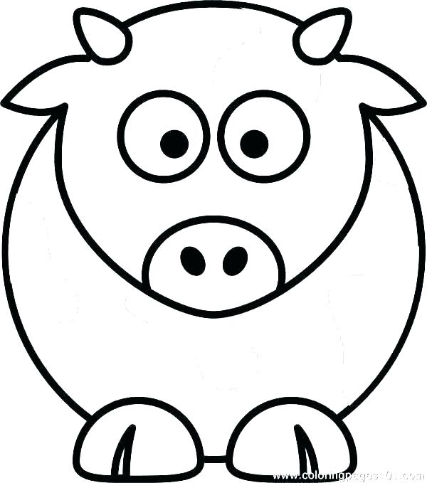 600x679 Coloring Pages Of Cows Impair.co