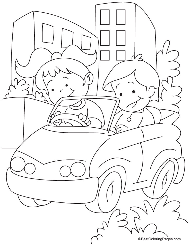 Drive Coloring Pages 738x954 Drive Coloring Pages