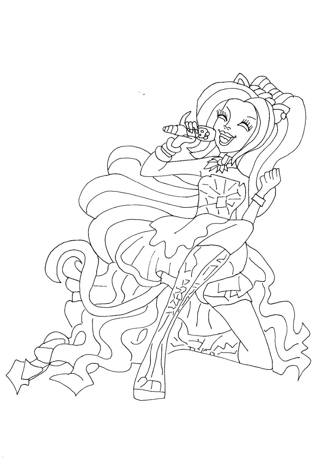 Free Printable Monster High Coloring Pages Catty Noir Coloring Sheet 1131x1600 Free Printable Monster High Coloring Pages Catty Noir Coloring Sheet