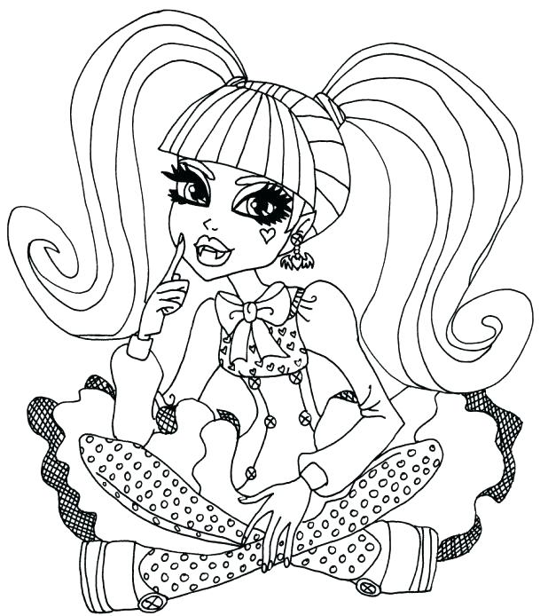 Monster High Coloring Pages Free Monster High Coloring Pages 618x694 Monster High Coloring Pages Free Monster High Coloring Pages