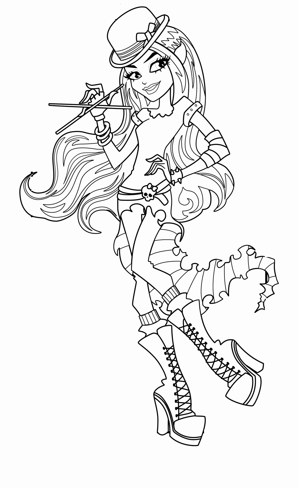 Monster High Coloring Pages Monster High Catty Noir Coloring Pages 980x1600 Monster High Coloring Pages Monster High Catty Noir Coloring Pages