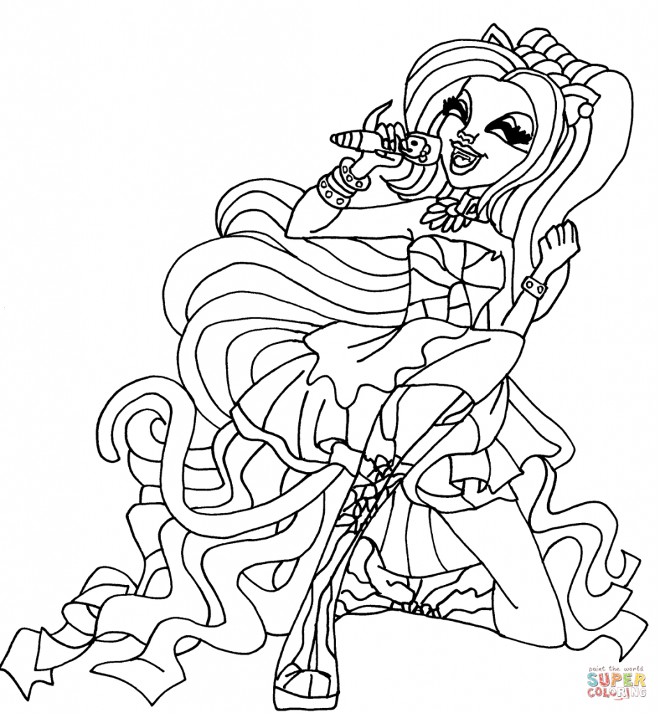 Catty Noir Coloring Pages 947x1024 Catty Noir Coloring Pages