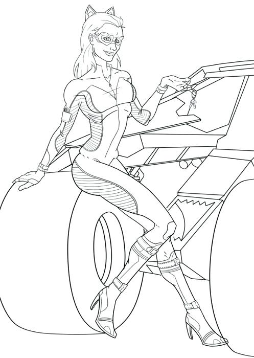 Catwoman Coloring Pages Coloring Page Of Drawing Pages Free 497x700 Catwoman Coloring Pages Coloring Page Of Drawing Pages Free