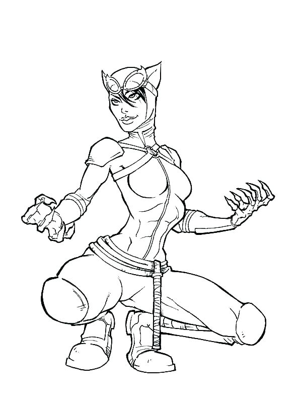 Catwoman Coloring Pages Coloring Pages Coloring Page Superheroes 600x823 Catwoman Coloring Pages Coloring Pages Coloring Page Superheroes