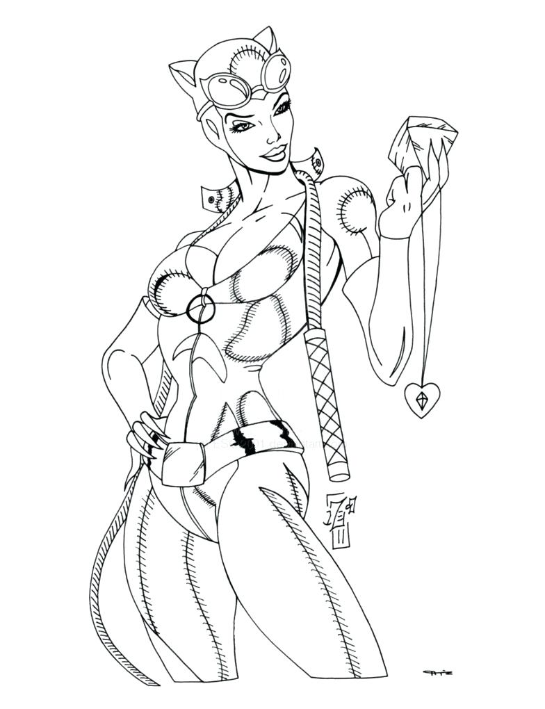 Coloring Pages ~ Catwoman Coloring Pages Click The Cartoon 784x1020 Coloring Pages ~ Catwoman Coloring Pages Click The Cartoon