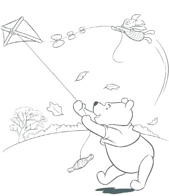 Kite Flying Coloring Pages 564x655 Kite Flying Coloring Pages