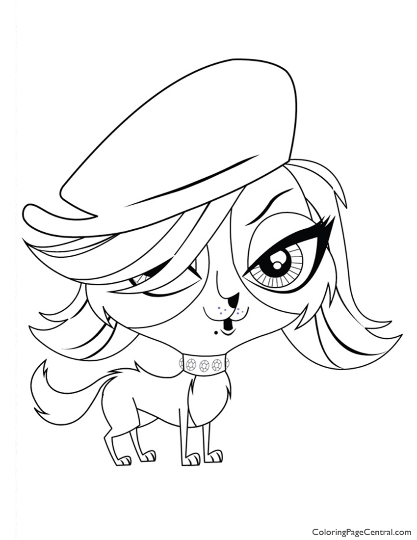 Littlest Pet Shop Zoe Trent Coloring Page Coloring Page Central 850x1100 Littlest Pet Shop Zoe Trent Coloring Page Coloring Page Central