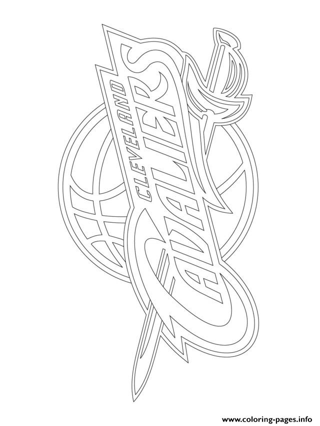 Cleveland Cavaliers Logo Nba Sport Coloring Pages Printable 640x853 Cleveland Cavaliers Logo Nba Sport Coloring Pages Printable