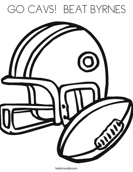 Go Cavs Beat Byrnes Coloring Page 468x605 Go Cavs Beat Byrnes Coloring Page