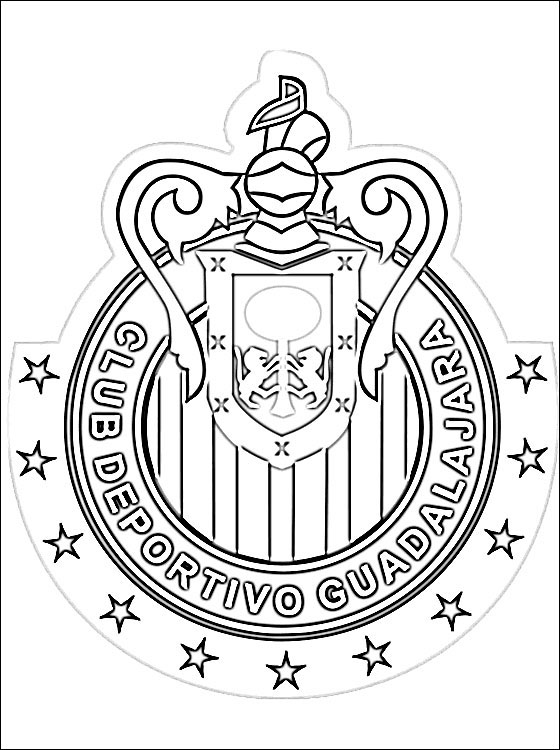 Coloring Page C.d. Guadalajara Coloring Pages 560x750 Coloring Page C.d. Guadalajara Coloring Pages