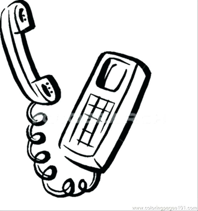 650x693 Cell Phone Sally Coloring Pages Telephone Fresh For Cell Phone