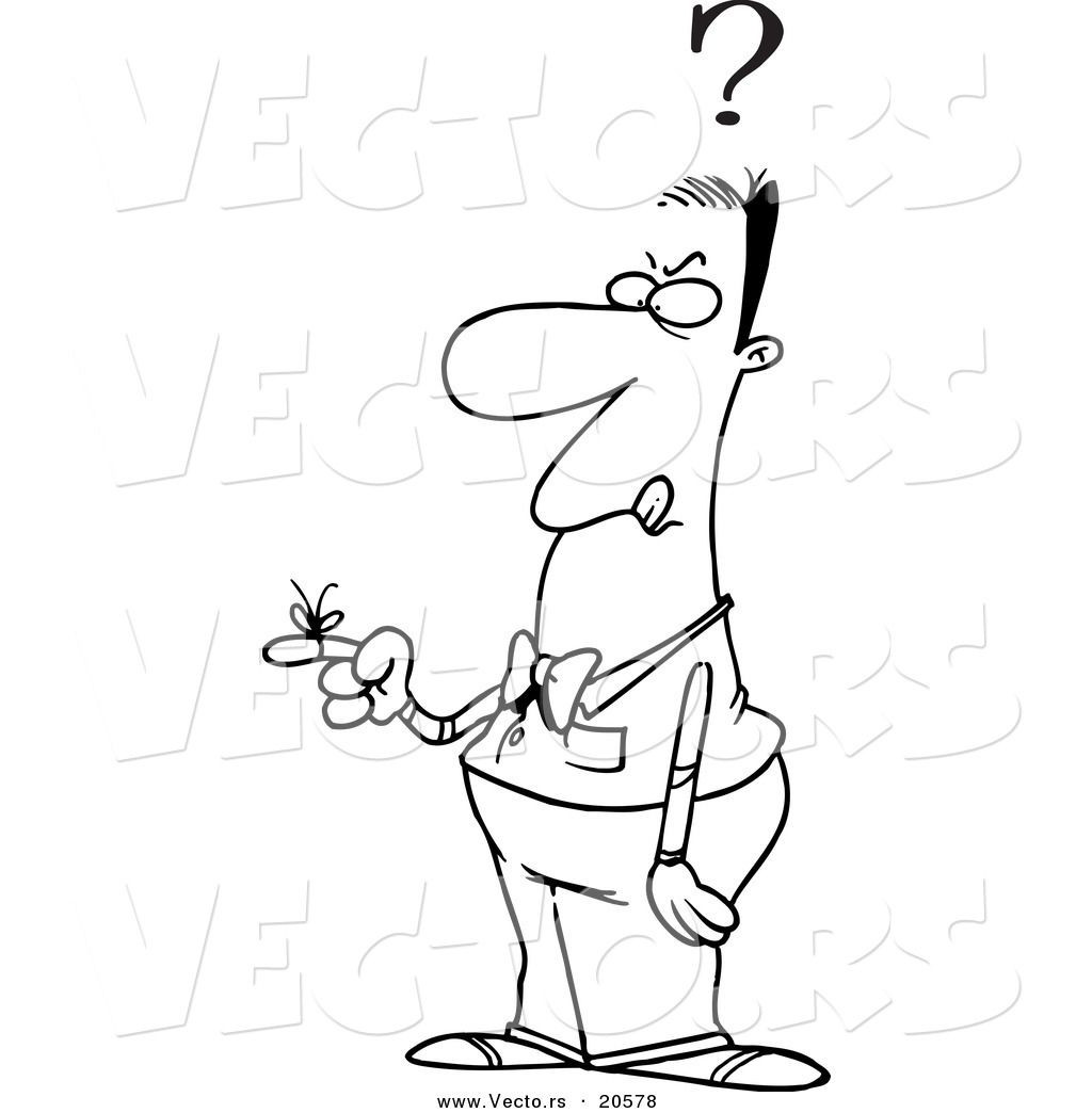 1024x1044 Astonishing Vector Of A Cartoon Reminder String On Forgetful Guy