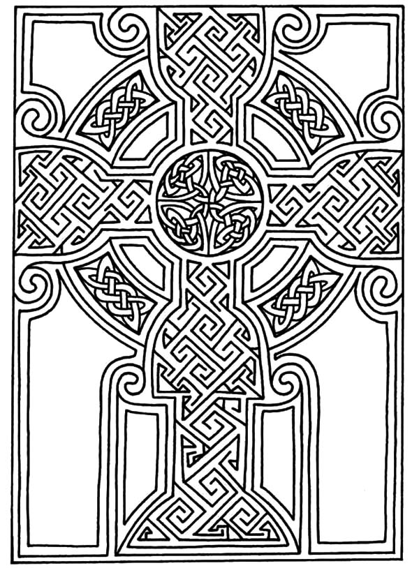 Beautiful Celtic Cross Design Coloring Pages Best Place To Color 600x814 Beautiful Celtic Cross Design Coloring Pages Best Place To Color