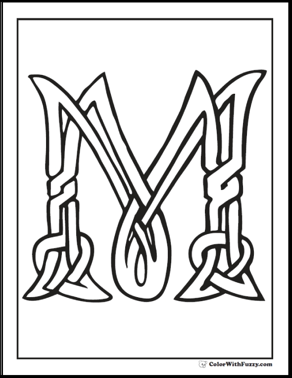 Celtic Alphabet Coloring Pages 90 Celtic Coloring Pages Irish 590x762 Celtic Alphabet Coloring Pages 90 Celtic Coloring Pages Irish