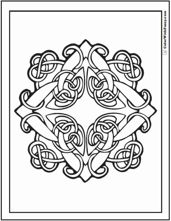 Celtic Coloring Pages