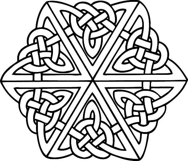 600x512 Celtic Cross Coloring Pages Best Place To Color