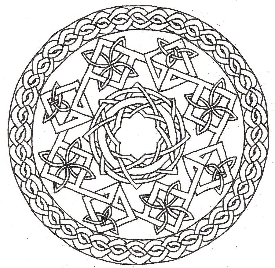 900x880 Celtic Coloring Pages Printable Celtic Mandala Coloring Pages