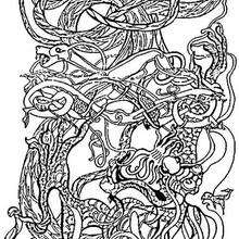 220x220 Celtic Coloring Pages
