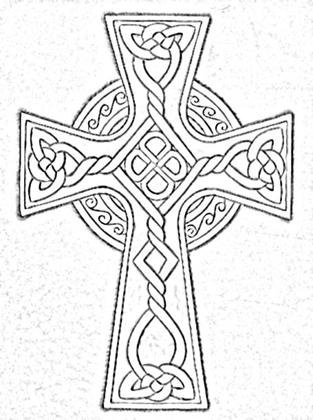 Coloring Cross Page Celtic Designs 455x611 Coloring Cross Page Celtic Designs