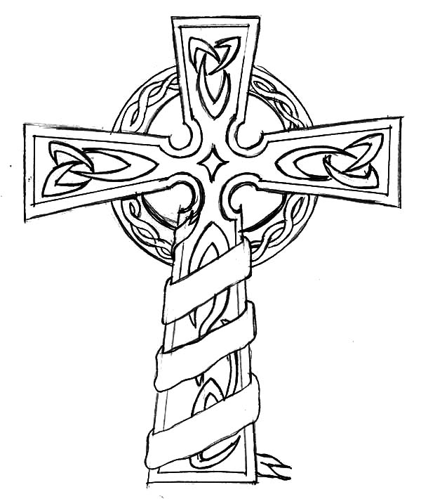 Famous Celtic Cross Coloring Pages Best Place To Color 600x710 Famous Celtic Cross Coloring Pages Best Place To Color