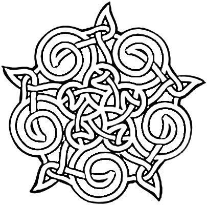 Celtic Design Coloring Pages