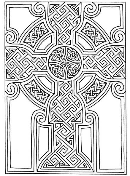 Printable Celtic Designs Coloring Pages 438x594 Printable Celtic Designs Coloring Pages