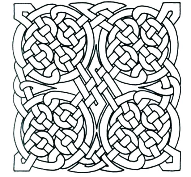 Celtic Coloring Book 618x573 Celtic Coloring Book