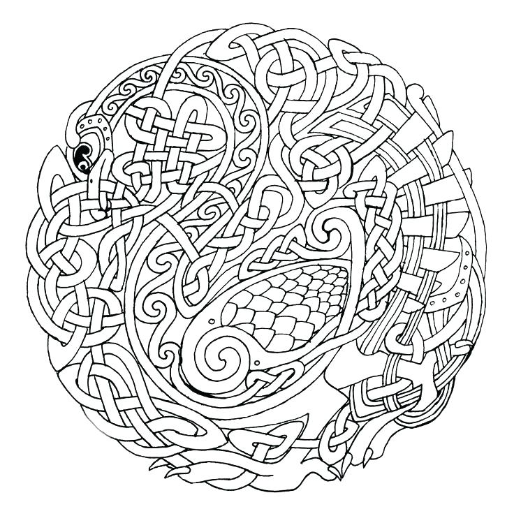 736x739 Celtic Knot Coloring Pages Knot Coloring Pages Knot Coloring Pages