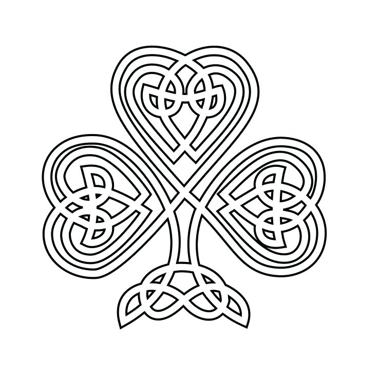 736x736 Celtic Coloring Page Knot Coloring Pages Celtic Knot Mandala