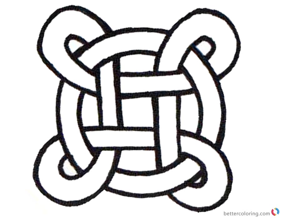 Celtic Knot Coloring Pages Simple For Kids 900x700 Celtic Knot Coloring Pages Simple For Kids