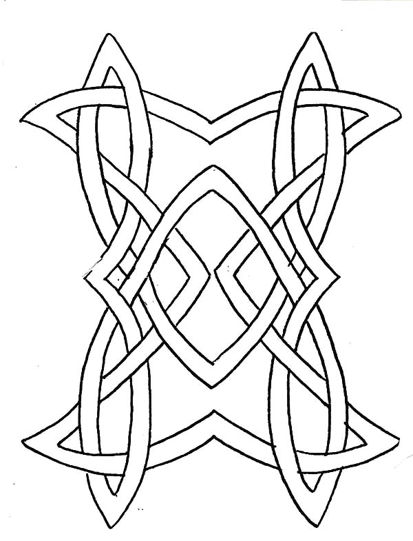 Celtic Knot Design Cross Coloring Pages Best Place To Color 600x785 Celtic Knot Design Cross Coloring Pages Best Place To Color