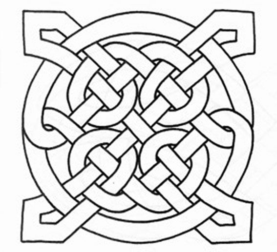 Color A Celtic Knot 567x517 Color A Celtic Knot