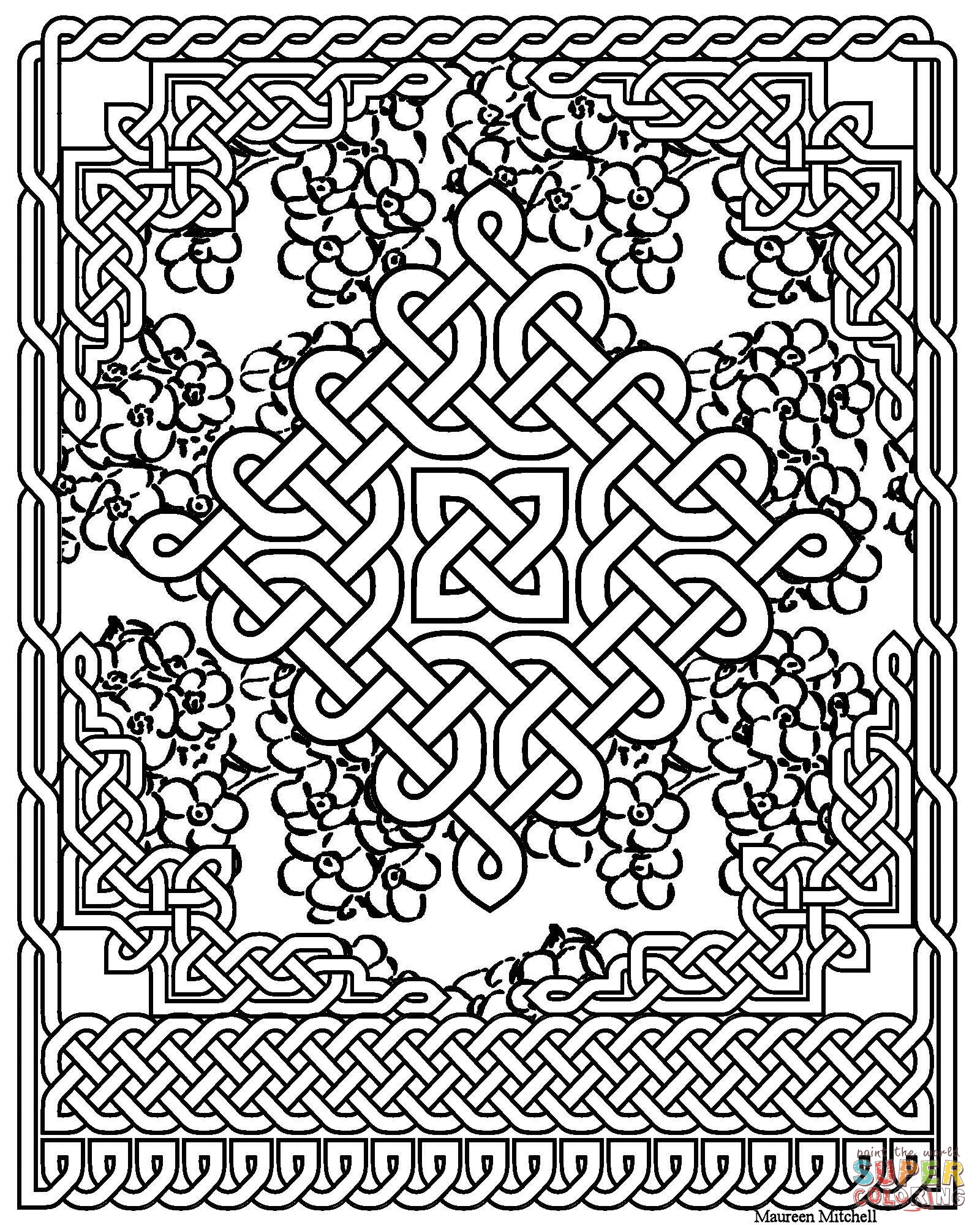 Celtic Knot Coloring Pages Freecolorngpages Co Intended For Ideas 1600x2000 Celtic Knot Coloring Pages Freecolorngpages Co Intended For Ideas