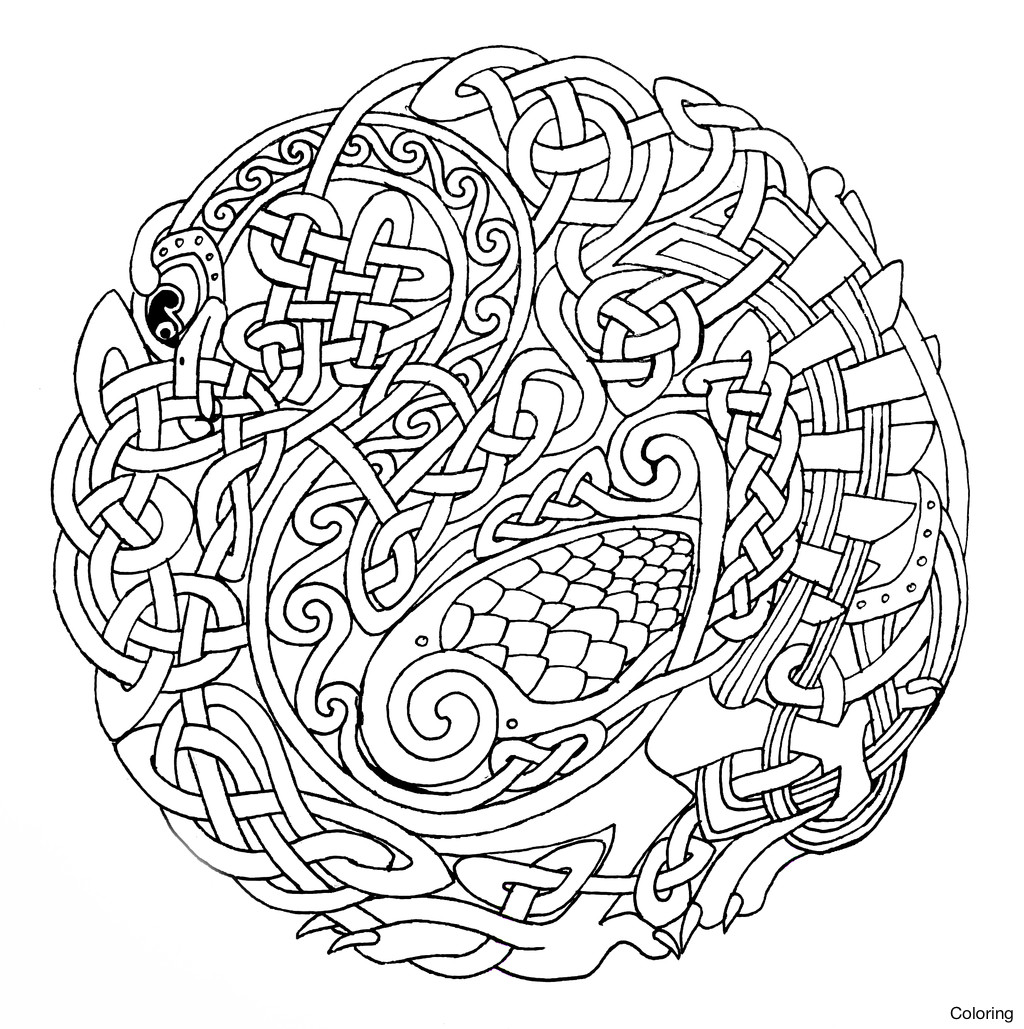 Celtic Knot Coloring Pages Pattern Page 1f Printable To Print 1024x1029 Celtic Knot Coloring Pages Pattern Page 1f Printable To Print