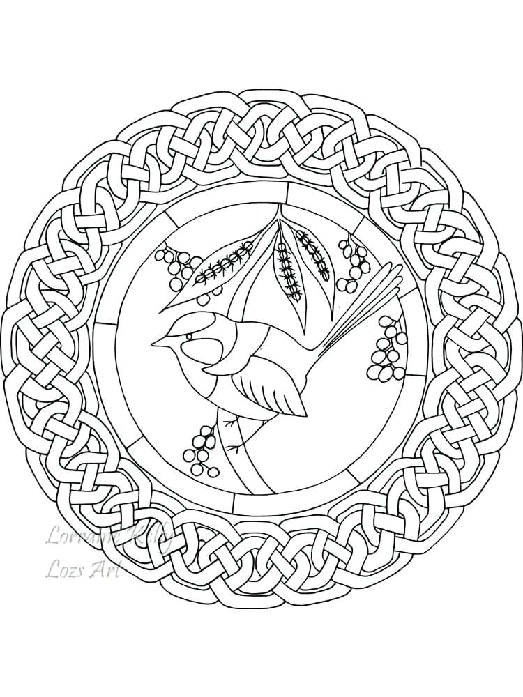 Celtic Knot Coloring Pages 750x1000 Celtic Knot Coloring Pages