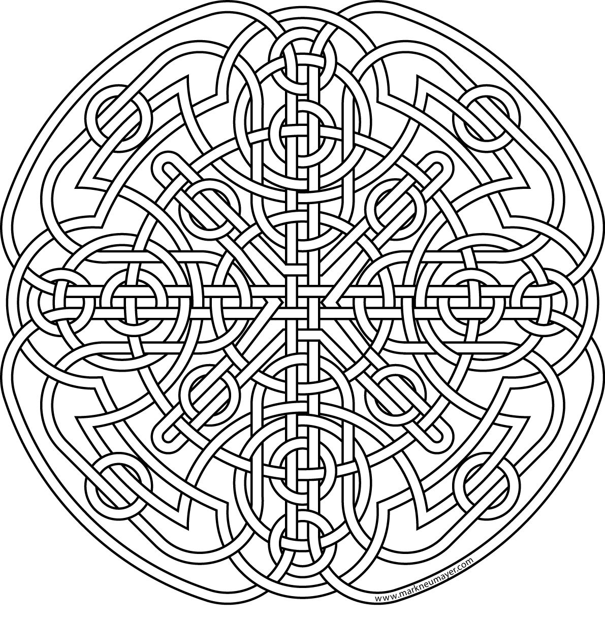 1191x1225 Celtic Knot Coloring Pages To Download And Print For Free 111