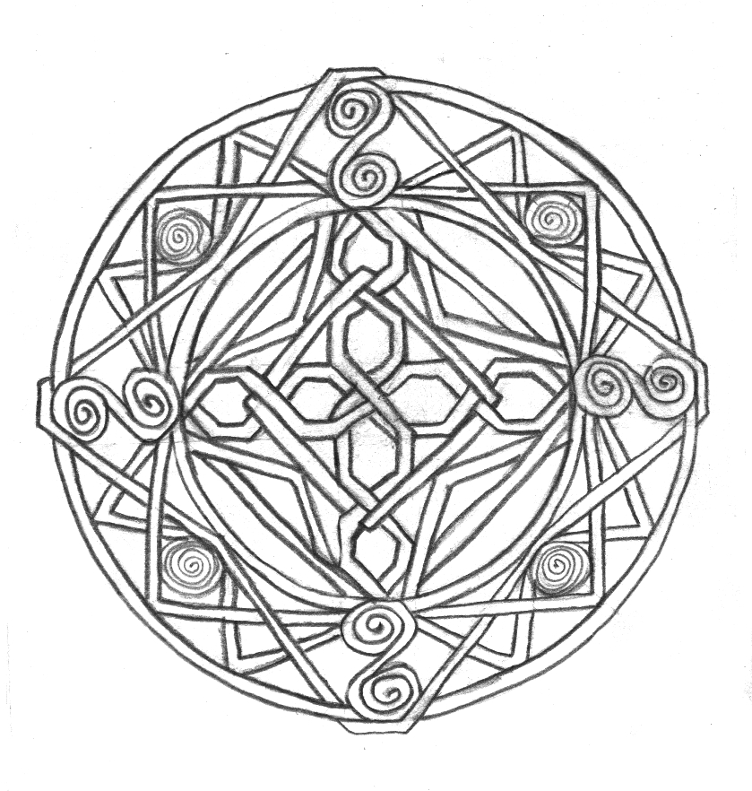 839x882 Celtic Knot Coloring Pages To Download And Print For Free