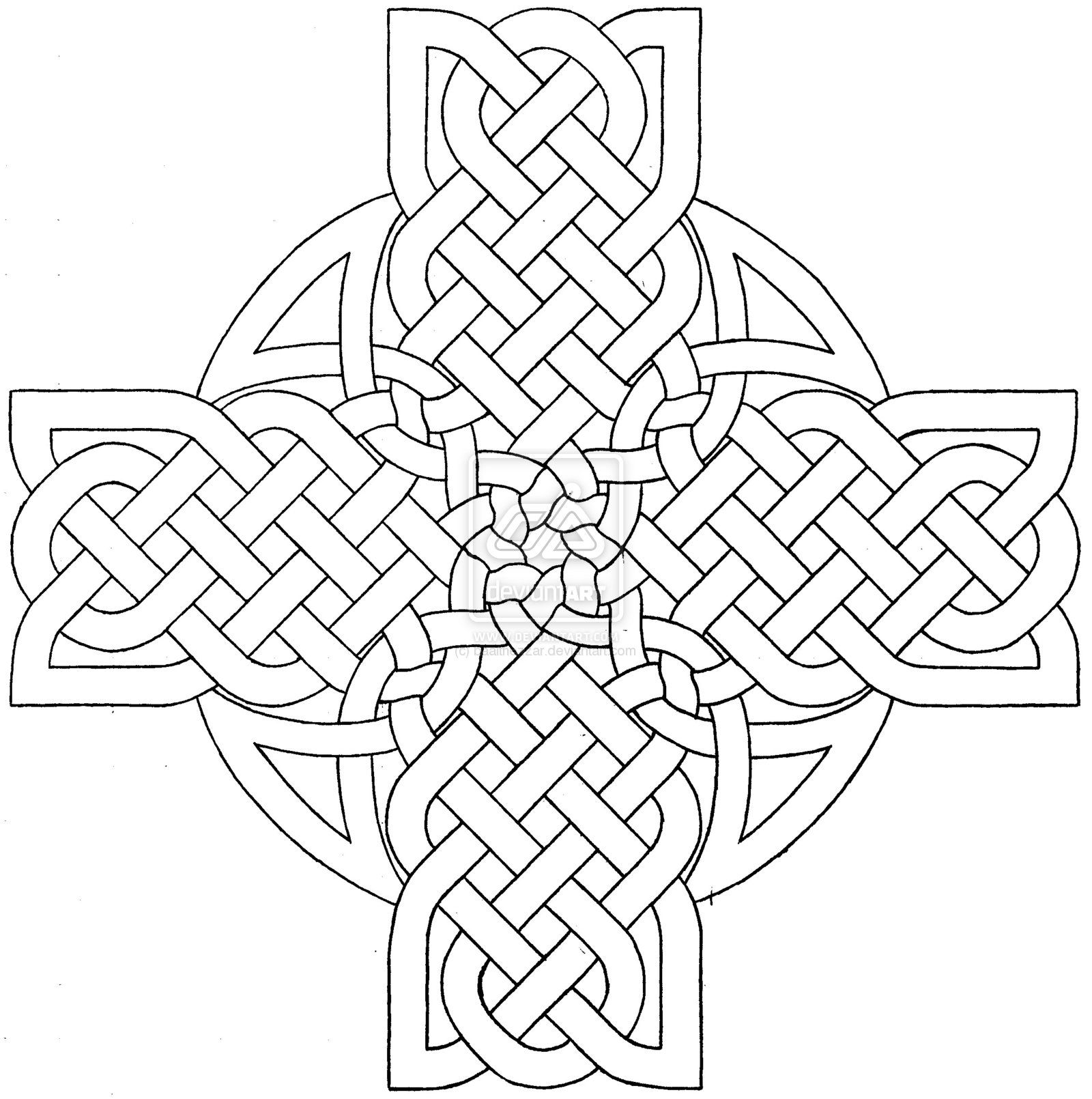 1600x1610 Celtic Mandala Coloring Pages Celtic Cross Design 3 By