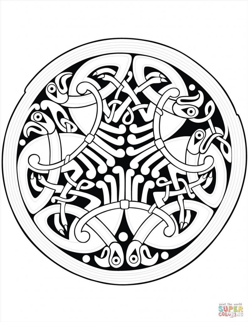 791x1024 Celtic Mandala Coloring Pages 1023 1324 High Definition Adorable