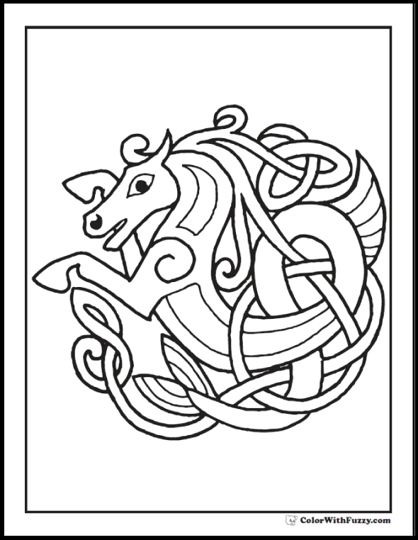 590x762 Celtic Coloring Pages Elegant Celtic Mandala Coloring Pages