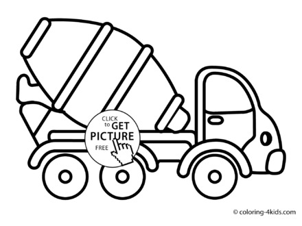 Cement Truck Coloring Page Loads More Trucks And Cars To Chose 440x330 Cement Truck Coloring Page Loads More Trucks And Cars To Chose