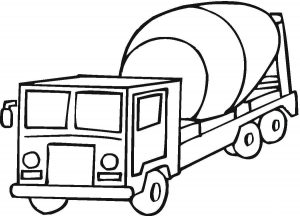 Street Sweeper Truck Coloring Page 300x216 Street Sweeper Truck Coloring Page
