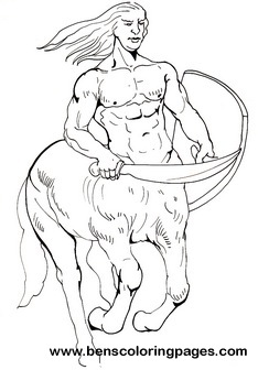 Centaur Coloring Pages For Children 234x336 Centaur Coloring Pages For Children