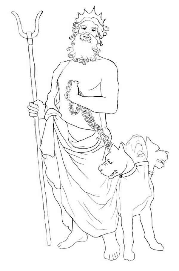 How To Draw Hades And Cerberus Coloring Page 600x905 How To Draw Hades And Cerberus Coloring Page