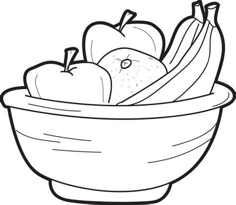 Empty Fruit Bowl Coloring Page ~ 474x411 Empty Fruit Bowl Coloring Page ~